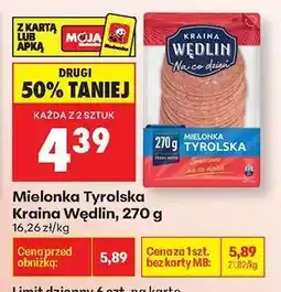 Biedronka Mielonka Tyrolska Kraina Wędlin 270 g oferta