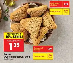 Biedronka Bułka wysokobiałkowa 80 g oferta