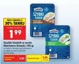 Biedronka Szybki śledzik w sosie Marinero Snack, 110 g oferta
