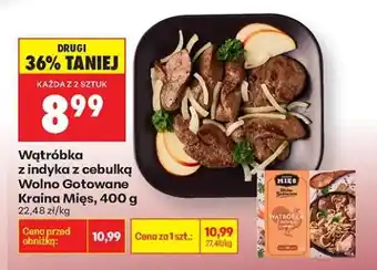 Biedronka Wątróbka z indyka z cebulką Wolno Gotowane Kraina Mięs 400 g oferta