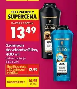Biedronka Szampon do włosów Gliss , 400 ml oferta