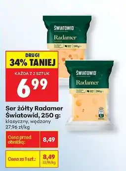 Biedronka Şer żółty Radamer : Światowid , 250 g oferta