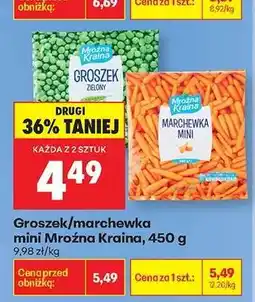 Biedronka Groszek/ marchewka mini Mroźna Kraina, 450 g oferta