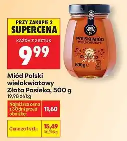 Biedronka Miód Polski wielokwiatowy Złota Pasieka 500 g oferta