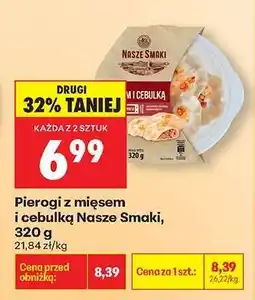 Biedronka Pierogi z mięsem i cebulką Nasze Smaki 320 g oferta