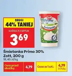Biedronka Śmietanka Primo 30 Zott , 200 g oferta