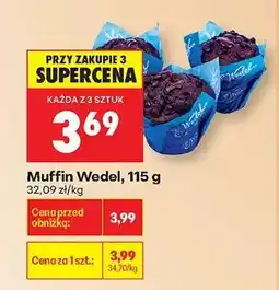 Biedronka Muffin Wedel, 115 g oferta