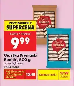 Biedronka Ciastka Prymuski Bonitki, 500 g oferta