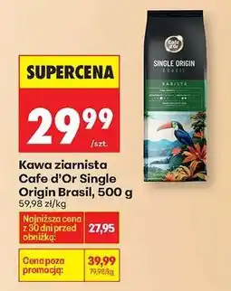 Biedronka Kawa ziarnista Cafe d’Or Single Origin Brasil, 500 g oferta