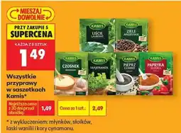Biedronka Wszystkie przyprawy w saszetkach Kamis oferta