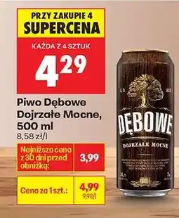 Biedronka Piwo Dębowe Dojrzałe Mocne, 500 ml oferta