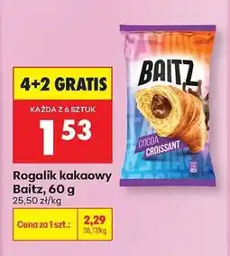 Biedronka Rogalik kakaowy Baitz 60 g oferta