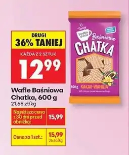 Biedronka Wafle Baśniowa Chatka, 600 g oferta
