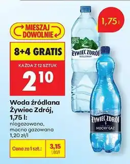 Biedronka Woda źródlana Żywiec Zdrój, 1,75 l oferta
