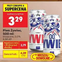 Biedronka piwo Żywiec 500 ml oferta