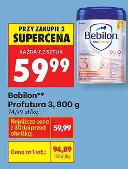 Biedronka Bebilon* Profutura 3, 800 g oferta