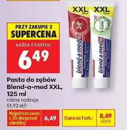 Biedronka Pasta do zębów blend-a-med XXL, 125 ml oferta