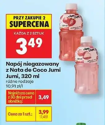 Biedronka Napój niegazowany z Nata de Coco Jumi Jumi, 320 ml oferta