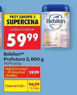 Biedronka Bebilon Profutura 2+, 800 g oferta