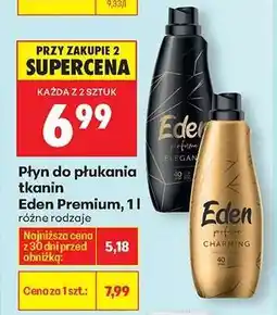 Biedronka Płyn do płukania tkanin Eden Premium, 1 l oferta