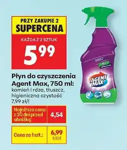 Biedronka Płyn do czyszczenia Agent Max , 750 ml oferta