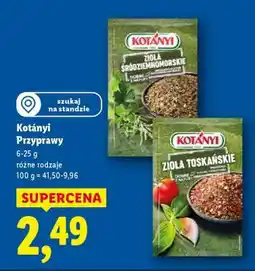 Lidl KOTÁNYI Przyprawy oferta