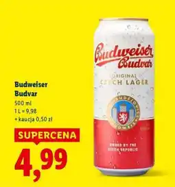 Lidl Budweiser Budvar oferta