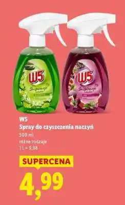 Lidl W5 Spray do czyszczenia naczyń oferta