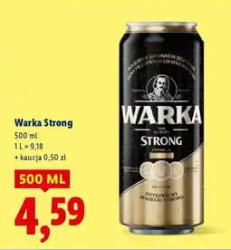 Lidl Warka Strong oferta
