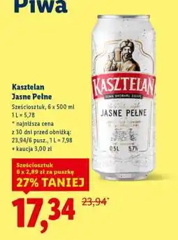 Lidl Kasztelan Jasne Pełne oferta