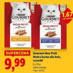 Lidl Gourmet Mon Petit Mokra karma dla kota, saszetki oferta