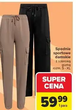 Carrefour Spodnie damskie sportowe rozm. s-xl oferta