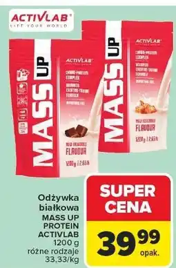 Carrefour Odżywka mass up słony karmel Activlab oferta