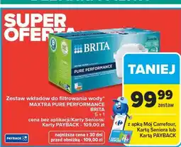 Carrefour Wkład filtrujący pure performance (niebieski) Brita Maxtra+ oferta