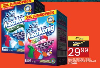 Wafelek Waschkonig proszek do prania 7,5kg oferta