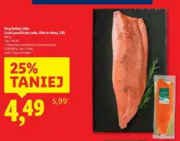 Lidl Ryba Łosoś pacyficzny coho, filet ze skórą XXL oferta