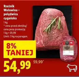Lidl Wołowina - polędwica cygańska oferta