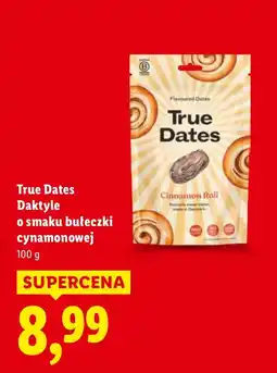 Lidl Daktyle o smaku bułeczki cynamonowej oferta