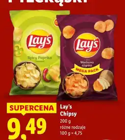 Lidl Chipsy, różne rodzaje oferta