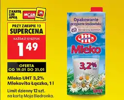 Biedronka Mleko Mlekovita oferta