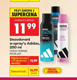 Biedronka Dezodorant Adidas oferta