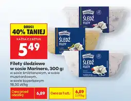 Biedronka Filety śledziowe Marinero oferta