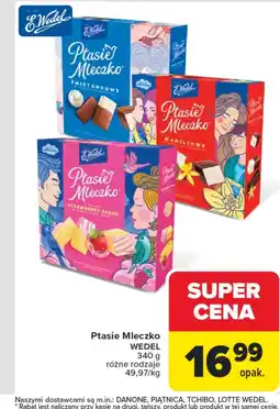 Carrefour Ptasie Mleczko E. Wedel oferta