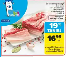 Carrefour Boczek bez kości Carrefour oferta