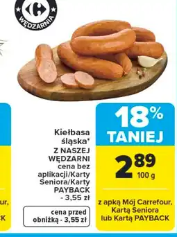Carrefour Kiełbasa Z Naszej Wędzarni oferta