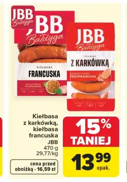 Carrefour Kiełbasa JBB oferta