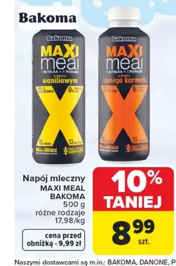 Carrefour Napój mleczny Bakoma oferta