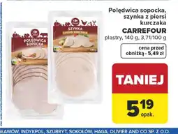 Carrefour Polędwica z kurczaka Carrefour oferta