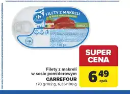 Carrefour Filet z makreli Carrefour oferta