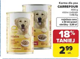 Carrefour Karma dla psa Carrefour oferta